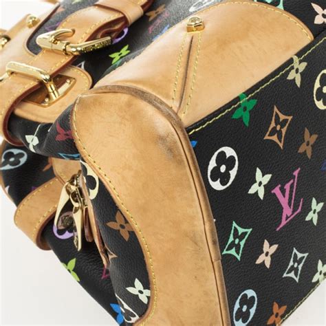 Louis Vuitton Multicolour Black Claudia Satchel